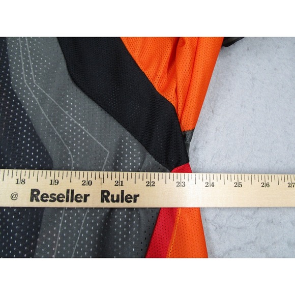 Shift Racing Motocross Jersey Mens XL Orange Black Grey Long Sleeve 02045 - Picture 7 of 9